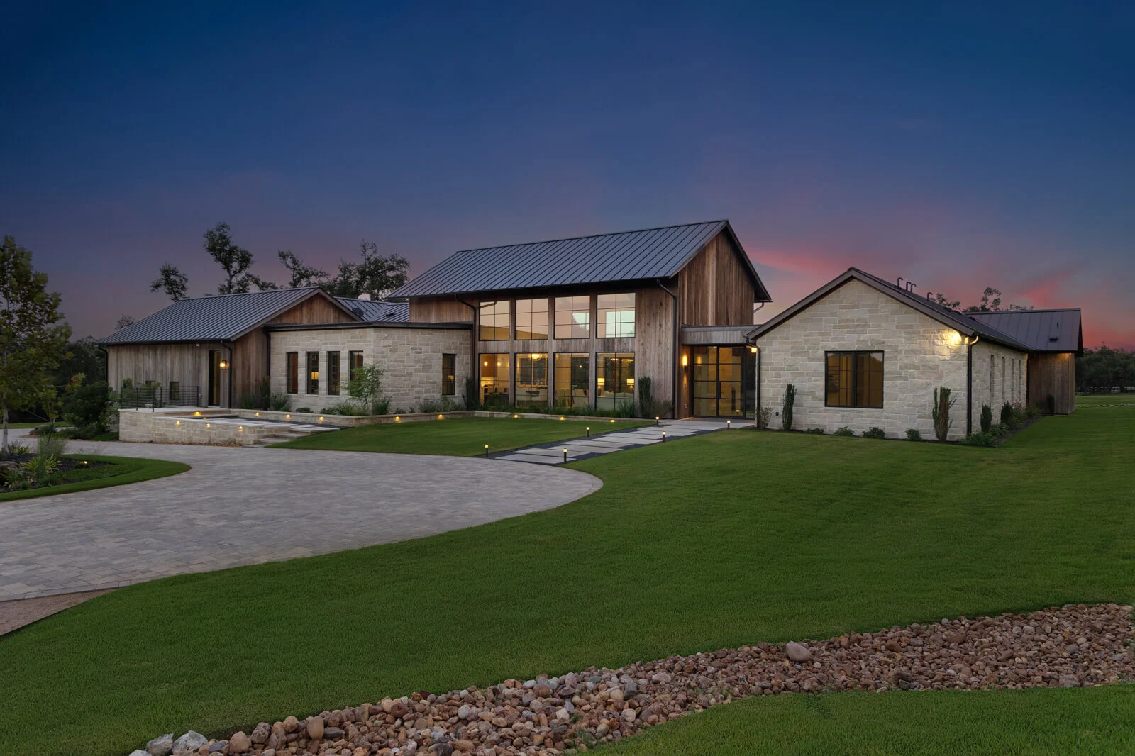 The Lazy L - custom home by Jenkins Design Build Austin TX
