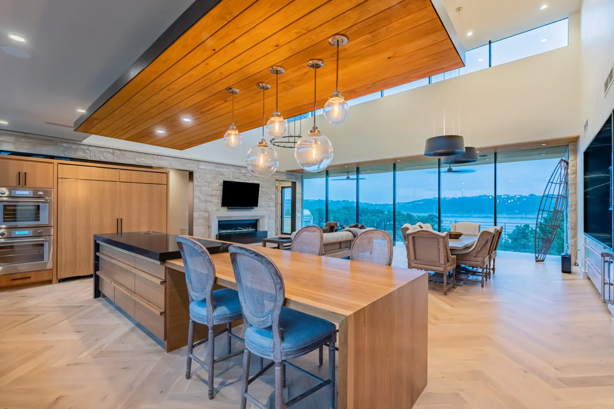 Luxury Lake Living - custom home by Jenkins Design Build Austin TX